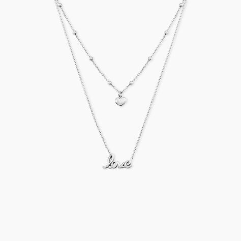Collier Argent Calvyn - Colliers multirangs Femme | Marc Orian