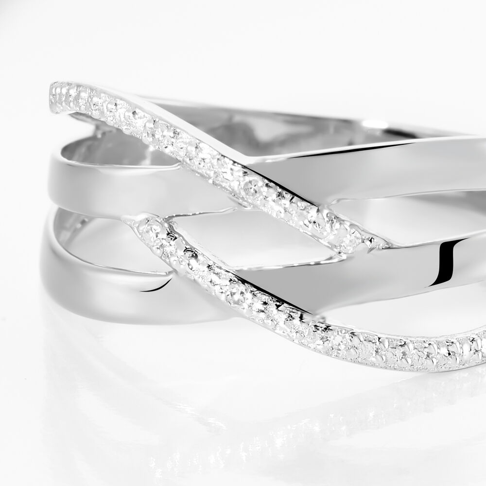 Bague Joassine Or Blanc Diamant - Bagues pierres précieuses Femme | Marc Orian