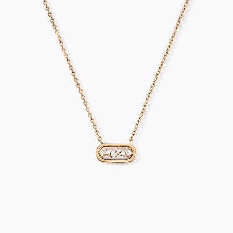 Collier Infinitude Plaqué Or Doré Oxyde De Zirconium - Colliers avec pierres Femme | Marc Orian