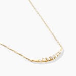 Collier Brannon Or Jaune Oxyde De Zirconium - Colliers avec pierres Femme | Marc Orian