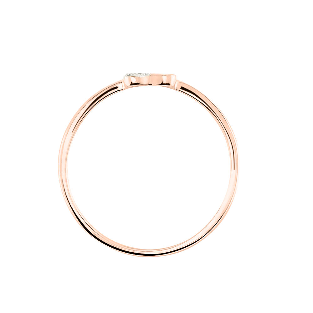 Bague Emilia Or Rose Diamant - Bagues pierres pr&eacute;cieuses Femme | Marc Orian