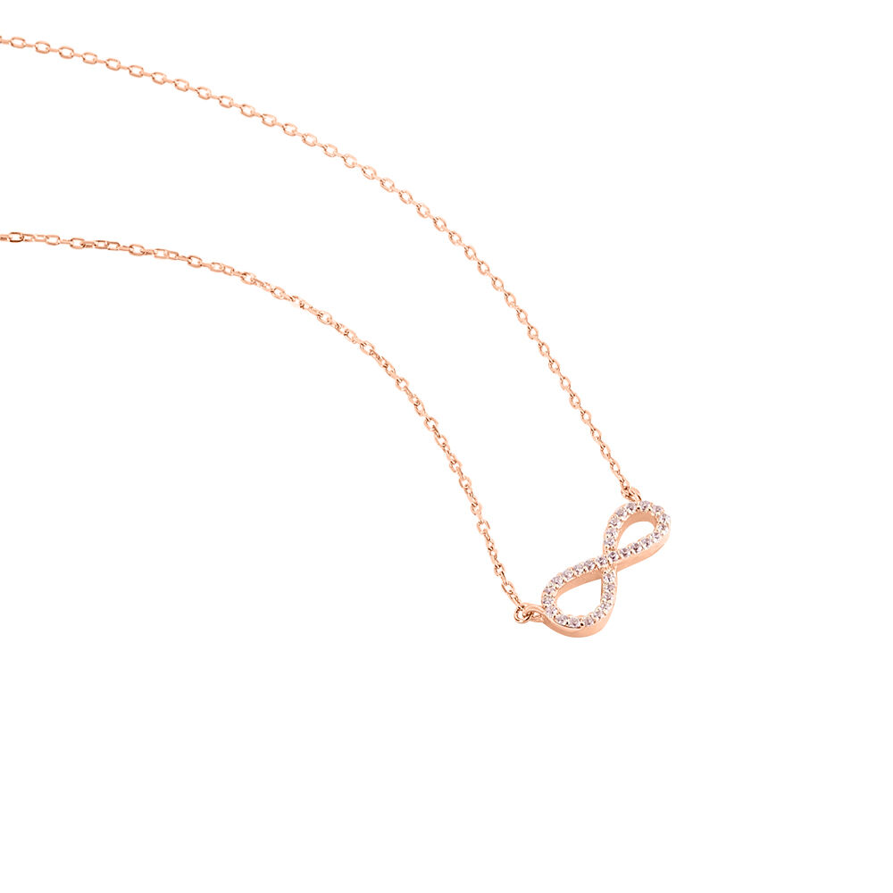 Collier Amita Argent Rose Oxyde De Zirconium - Colliers avec pierres Femme | Marc Orian