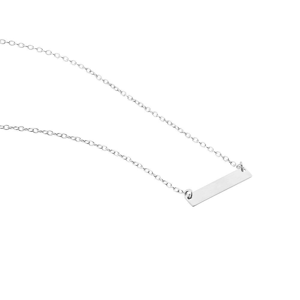 Collier Suzeanne Argent Blanc - Bijoux personnalisés Femme | Marc Orian