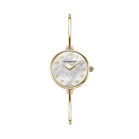 Montre Herbelin Fil Nacre Blanche - Montres &eacute;tanches Femme | Marc Orian