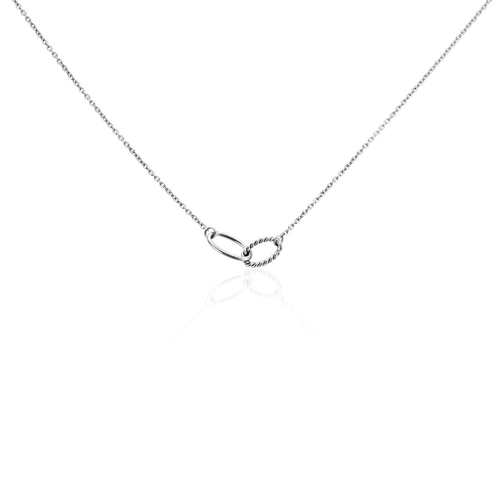 Collier Cherise Argent Blanc - Colliers fantaisie Femme | Marc Orian