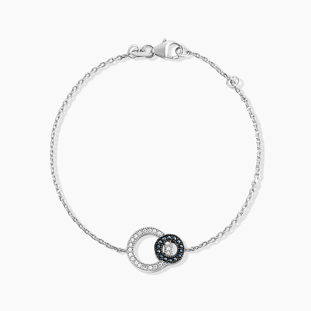 Bracelet Diana Argent Blanc Oxyde De Zirconium - Bracelets chaînes Femme | Marc Orian