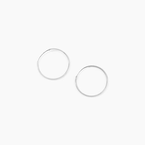 Cr&eacute;oles Muses Flexibles Or Blanc - Cr&eacute;oles Femme | Marc Orian