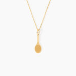 Pendentif Julius Sport Tennis Or Jaune - Pendentifs Famille | Marc Orian