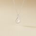Collier Akiko Argent Blanc Perle De Culture Et Oxyde De Zirconium - Colliers avec pierres Femme | Marc Orian