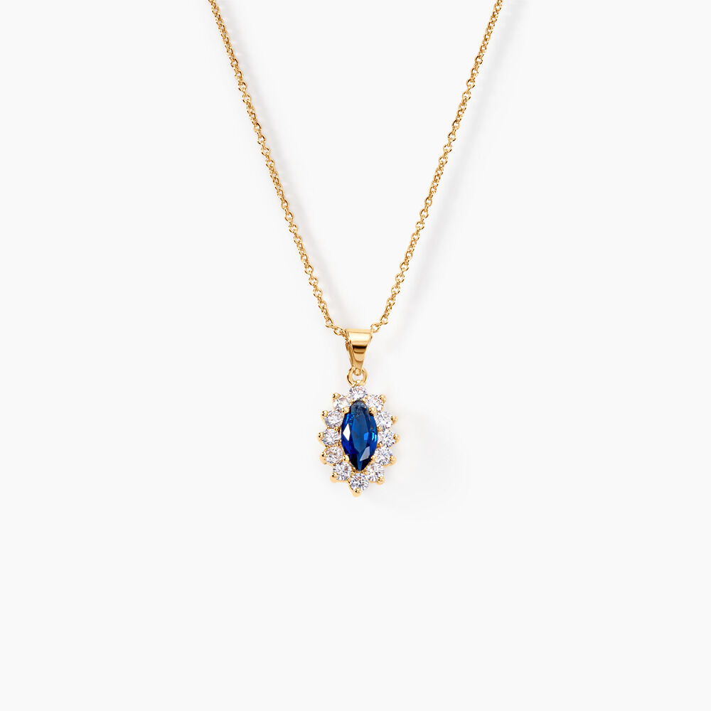 Collier Lisea Plaqué Or Jaune Verre Et Oxyde De Zirconium - Colliers avec pierres Femme | Marc Orian