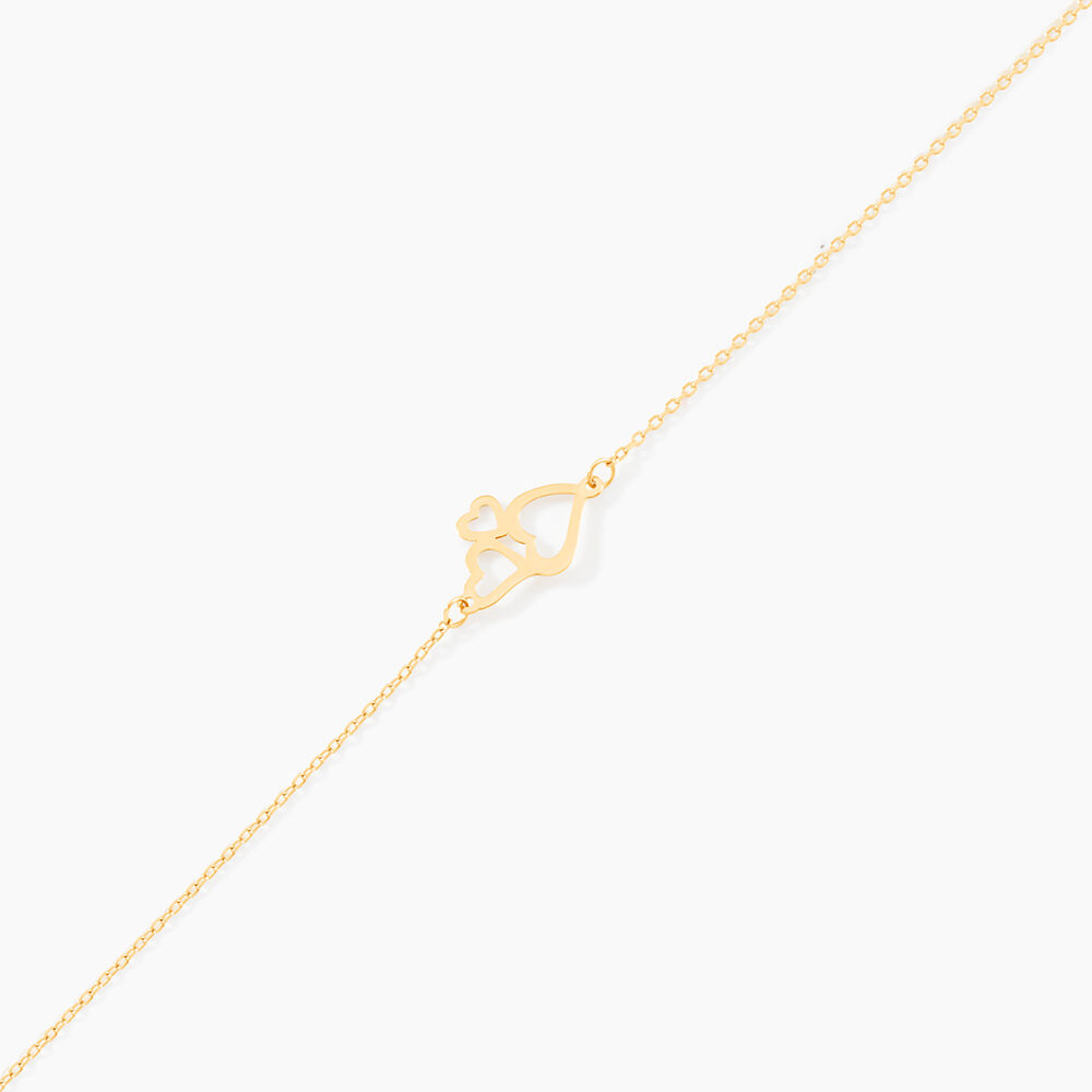 Bracelet Corazones Or Jaune - Bracelets Anneaux Entrelaces Femme | Marc Orian