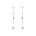 Boucles D'oreilles Pendantes Lorainne Argent Blanc Oxyde De Zirconium - Pendantes Femme | Marc Orian