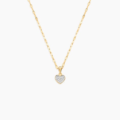 Collier Or Jaune Luminatane Diamant - Colliers avec pierres Femme | Marc Orian