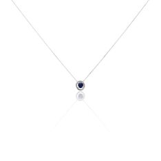 Collier Or Blanc Serenity Saphir - Colliers Femme | Marc Orian