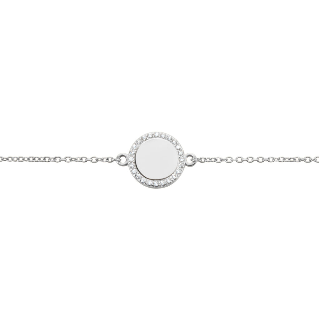 Bracelet Argent Blanc Paros - Bracelets chaînes Femme | Marc Orian