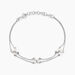 Bracelet Jacquine Argent Blanc Oxyde De Zirconium - Bracelets chaînes Femme | Marc Orian