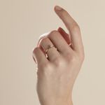 Bague Solitaire Or Jaune Solenia Diamant - Parures de mariage Femme | Marc Orian