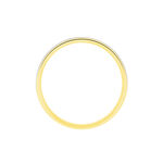 Alliance Markei Ruban Plat Or Bicolore - Alliances duo Unisex | Marc Orian