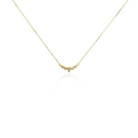 Collier Laverna Or Jaune Diamant - Colliers avec pierres Femme | Marc Orian