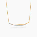 Collier Una Or Jaune Diamant - Colliers avec pierres Femme | Marc Orian