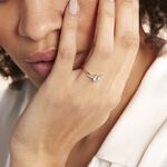 Bague Filipa Or Bicolore Oxyde De Zirconium - Solitaires Femme | Marc Orian