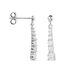 Boucles D'oreilles Pendantes Dervla Argent Rhodié Oxyde De Zirconium - Pendantes Femme | Marc Orian