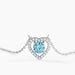 Collier Suzon Argent Blanc Oxyde De Zirconium - Colliers avec pierres Femme | Marc Orian