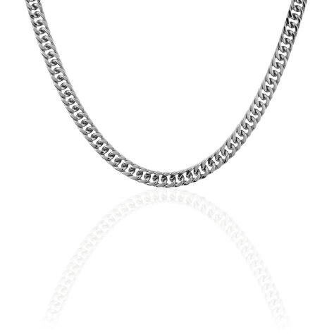 Collier Quentin Acier Blanc - Colliers Homme | Marc Orian