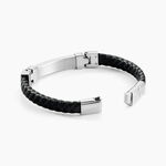 Bracelet Yannick Acier Blanc - Bracelets cuir Homme | Marc Orian