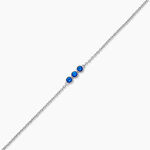 Bracelet Kasey Argent Blanc Oxyde De Zirconium - Bracelets fantaisie Femme | Marc Orian