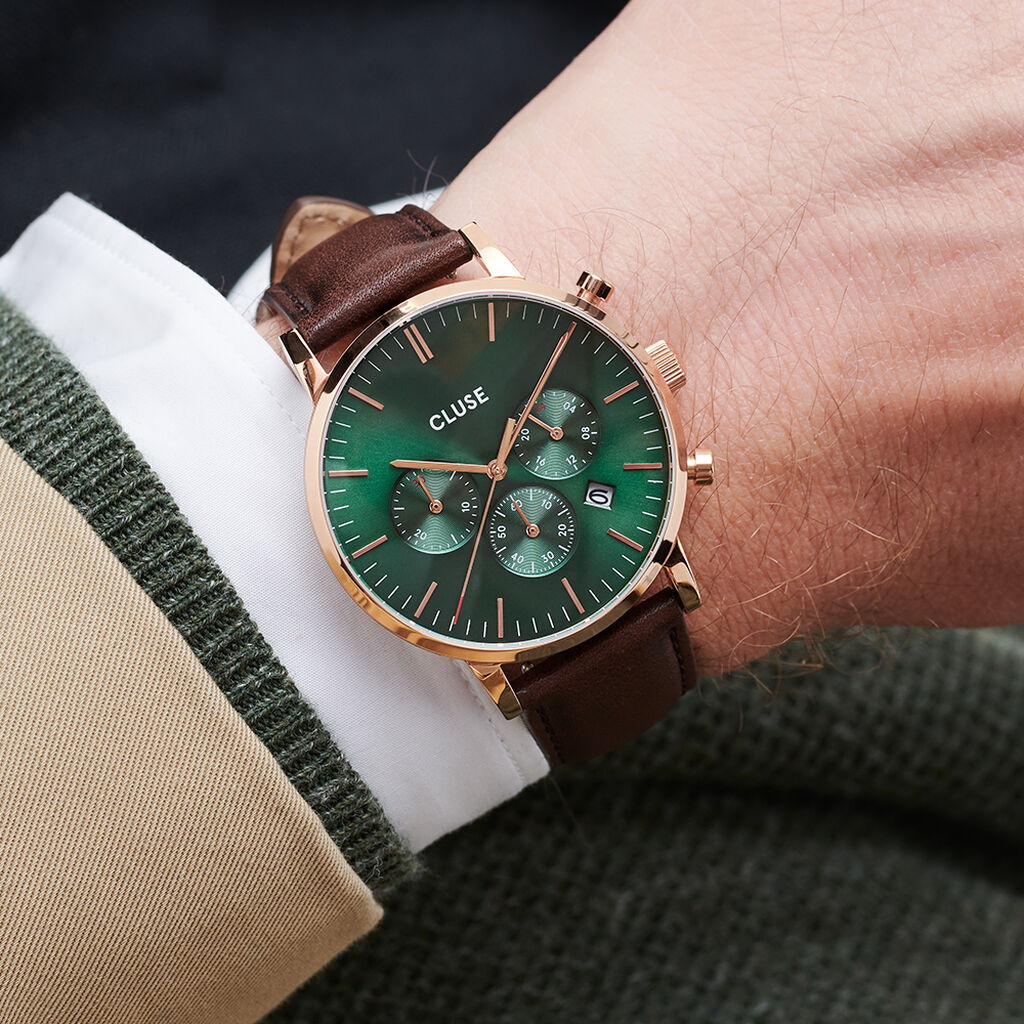 Montre Cluse Aravis Vert - Montres sport Homme | Marc Orian