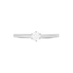 Bague Solitaire Natalia Or Blanc Diamant - Solitaires Femme | Marc Orian