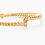 Bracelet Jonc Fritzi Torsade Or Jaune - Bracelets joncs Femme | Marc Orian