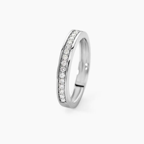 Alliance Dionysa Or Blanc Diamant - Alliances duo Femme | Marc Orian