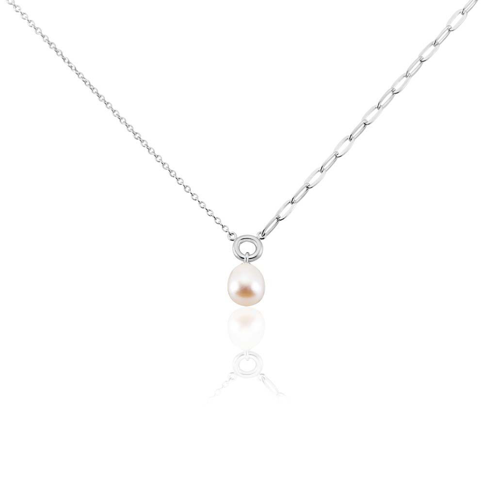 Collier Valent Argent Perle De Culture - Colliers avec pierres Femme | Marc Orian