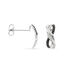 Boucles D'oreilles Puces May Or Blanc Diamant - Puces Femme | Marc Orian