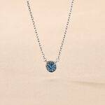 Collier Auxana Argent Blanc Oxyde De Zirconium - Colliers avec pierres Femme | Marc Orian