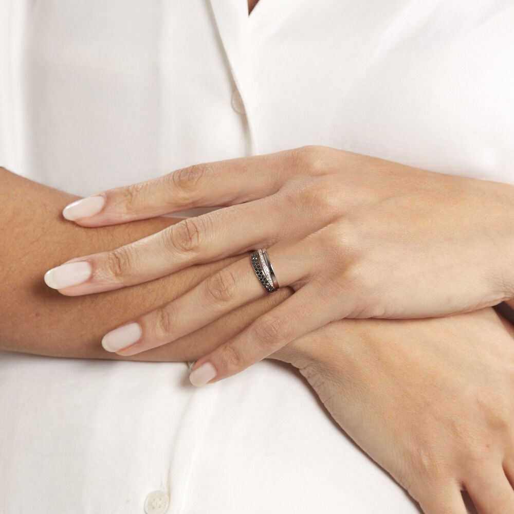 Bague Virginie Or Blanc Diamant - Bagues pierres précieuses Femme | Marc Orian