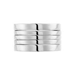 Bague Nyla Argent Blanc - Bagues grosses Femme | Marc Orian