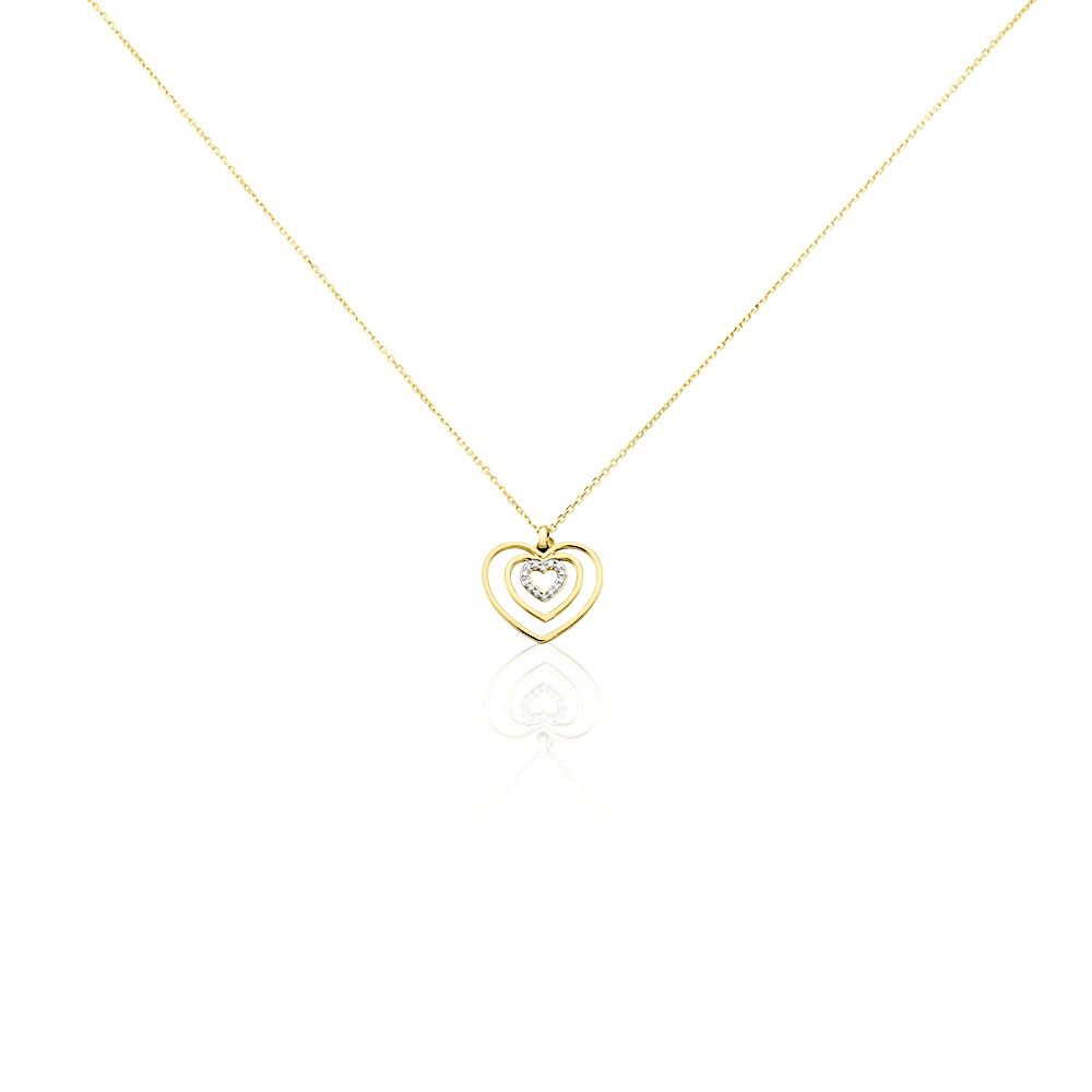 Collier Or Jaune Serrena Diamants - Colliers avec pierres Femme | Marc Orian