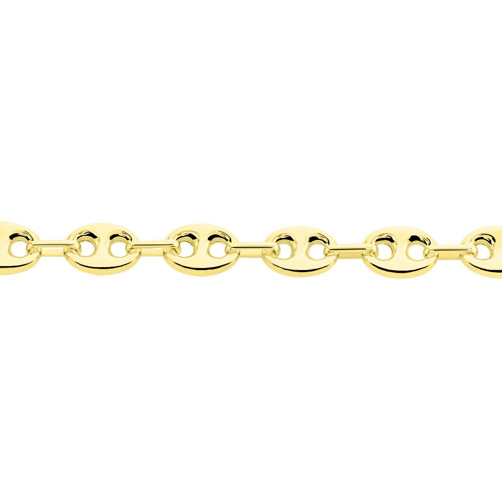 Bracelet Dami Maille Grain De Cafe Or Jaune - Bracelets mailles Homme | Marc Orian
