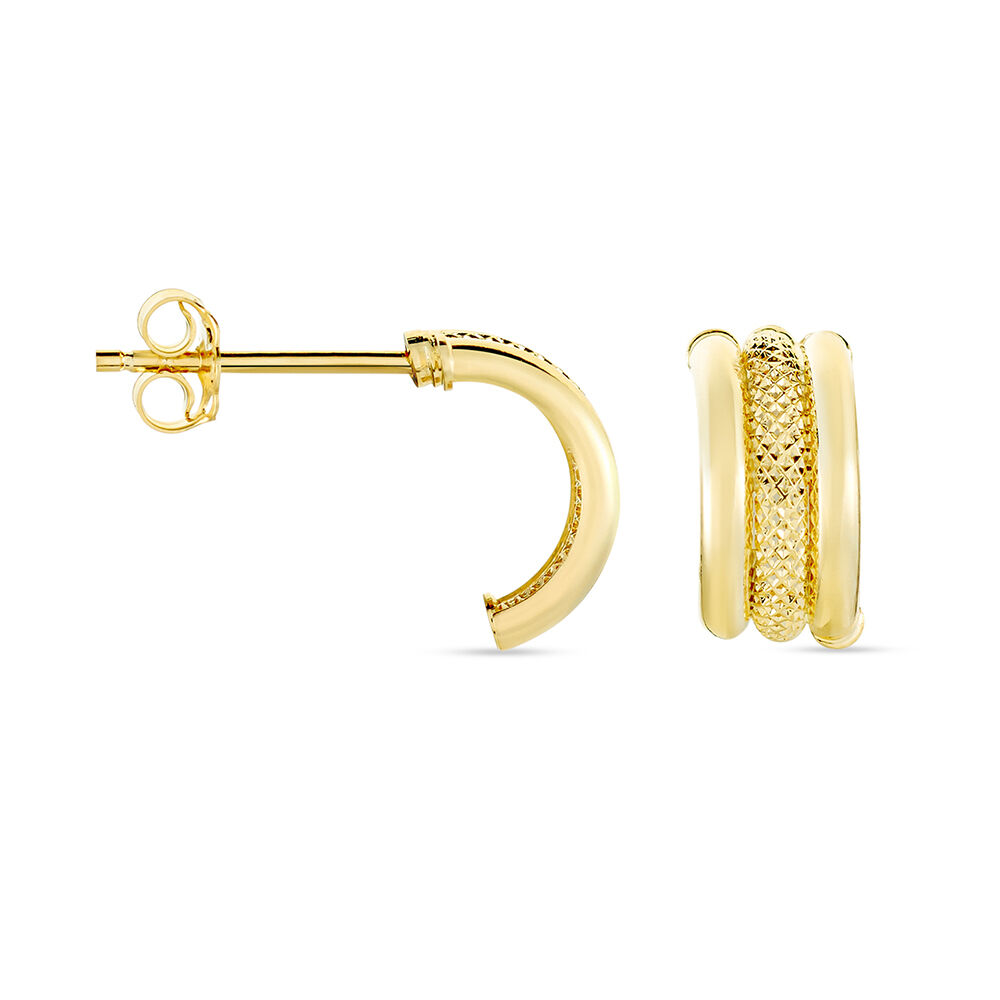 Créoles Savania Or Jaune - Créoles Femme | Marc Orian