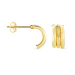 Cr&eacute;oles Savania Or Jaune - Cr&eacute;oles Femme | Marc Orian