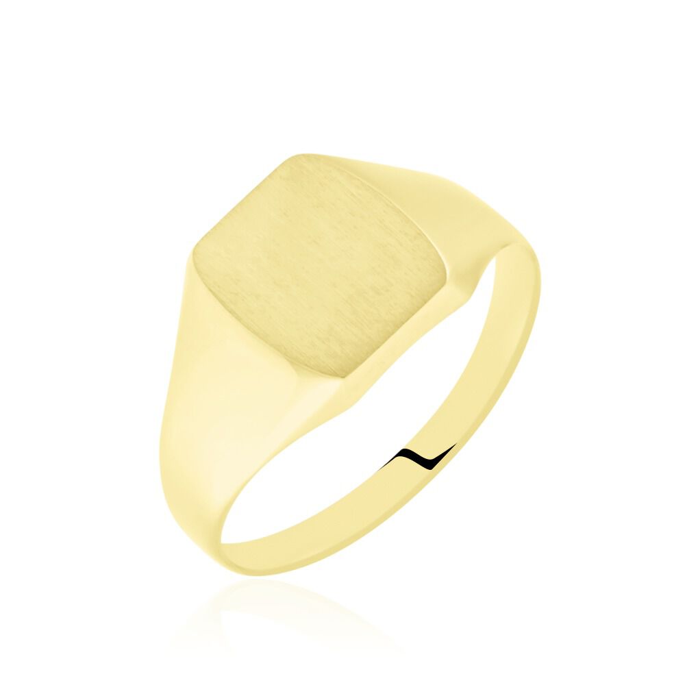 Chevalière Ayliz Or Jaune - Bijoux personnalisés Famille | Marc Orian