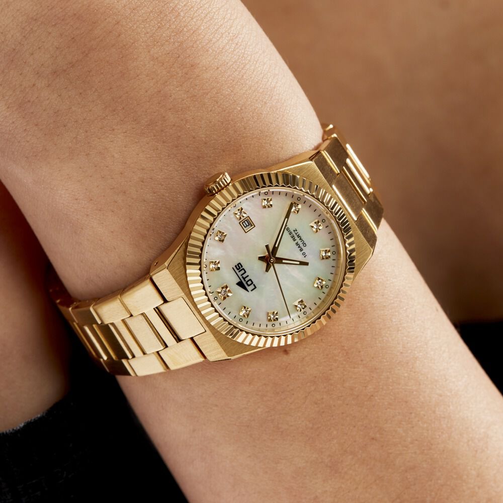 Montre Lotus Freedom Collection Nacre Blanche - Montres classiques Femme | Marc Orian