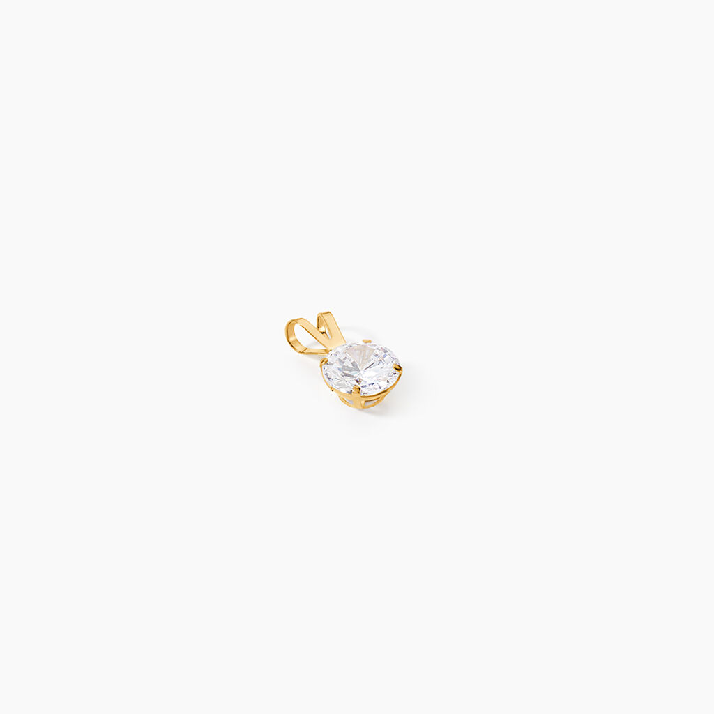 Pendentif Or Jaune Oxyde De Zirconium - Pendentifs Femme | Marc Orian