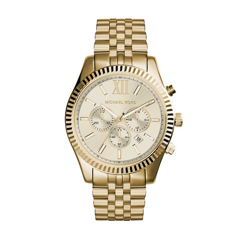 Montre Michael Kors Lexington Dor&eacute; - Montres &eacute;tanches Homme | Marc Orian