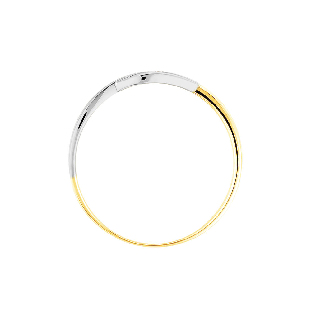 Bague Callie Or Bicolore Diamant - Bagues fiançailles Femme | Marc Orian
