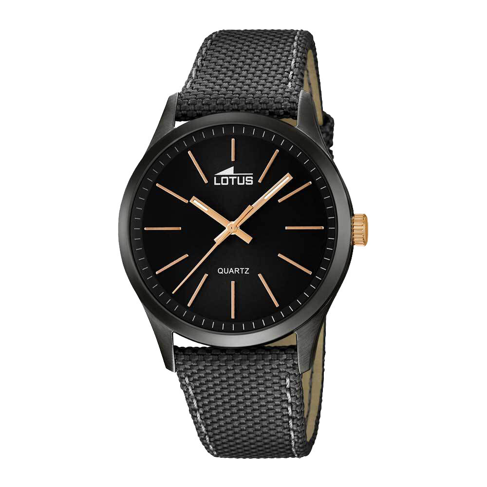 Montre sale lotus noir