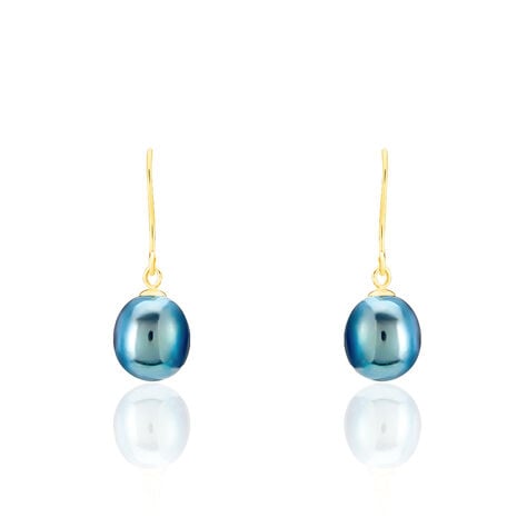 Boucles D'oreilles Pendantes Severiane Or Jaune Perle De Culture - Boucles d'oreilles mariage Femme | Marc Orian